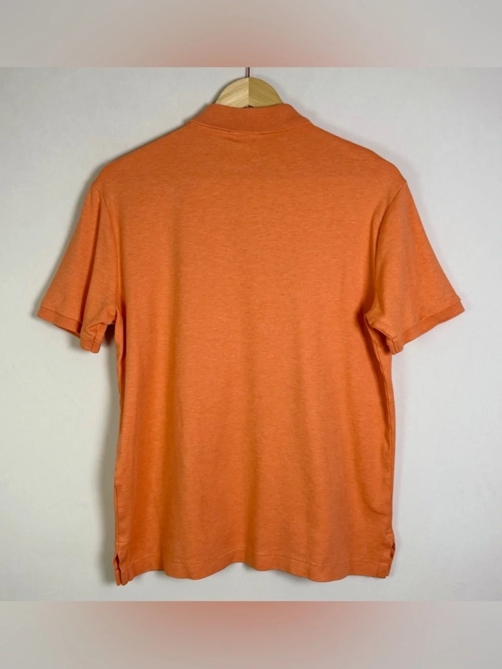 Polo Ralph Lauren Men’s Classic Fit Heathered Orange Polo Sz S Pony Logo Golf - Picture 6 of 7